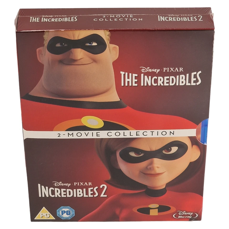 The Incredibles 1 & 2 Two Movie Collection Blu-ray