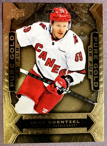 2024-25 UD Tim Hortons Pure Gold #PG-7 Jake Guentzel Carolina Hurricanes - Picture 1 of 1