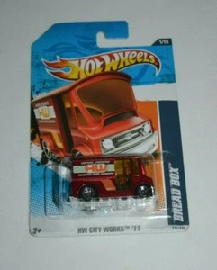 HOT WHEELS HW CITY WORKS ' 11 - BREAD BOX RED - Picture 1 of 3