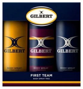 Mens Gilbert Body Spray Trio - Picture 1 of 3