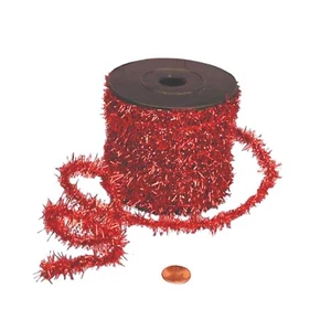 Metallic Red Chenille Wired Tinsel Cord - 1/2in. x 10 Yds (pm4853112) - Picture 1 of 1
