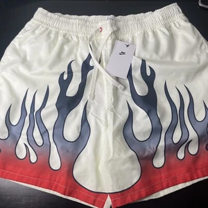 Nike Sportswear Men's NSW Woven Flow Americana Shorts Flames DV9628-133 Size S - Picture 1 of 11