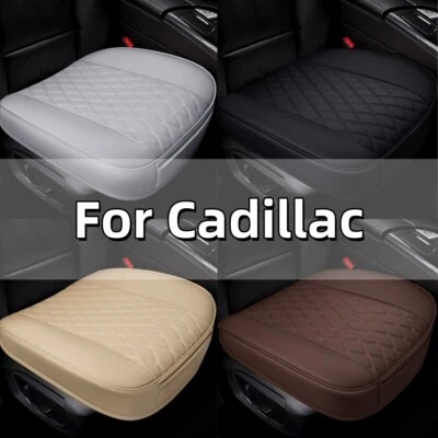 For Cadillac Car Front Seat Cover Leather Half / Full Surround Cushion Protector - Image 1 of 4