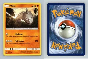 Onix #105/236 Sun & Moon Cosmic Eclipse Common Pokemon 2019 TCG Card - Picture 1 of 1