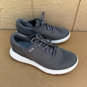 Kizik Shoes Madrid Eco Knit Hands Free Slip On Lace Up Gray Women’s Size 6 - Picture 1 of 8