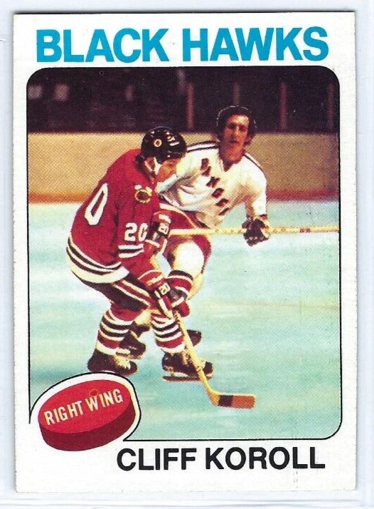 1975-76 Topps Hockey #139 Cliff Koroll - Image 1 of 1