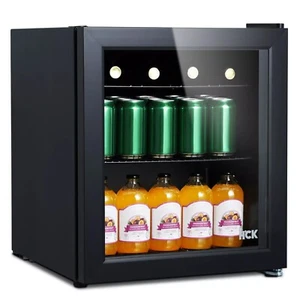 42L Getränkekühlschrank Mini-Kühlschrank mit Glastür Bierkühlschrank 0-15°C - Bild 1 von 8