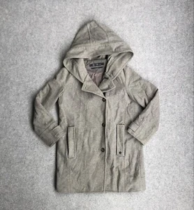 MARC O´POLO Damen Mantel Mit Kapuze Gr. 36 WOLLE Übergangsjacke Elegant Grau - Bild 1 von 8