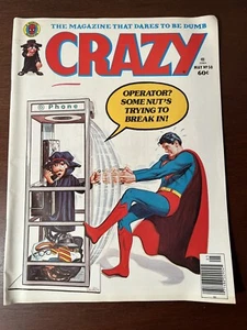 CRAZY Magazine #50 May 1979 Issue Superman Movie Parody Cover Marvel Comics - Picture 1 of 10