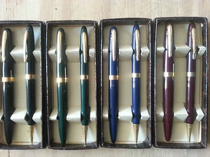 Eversharp Black, Blue, Green or Red Pen & Pencil Set New in Box #JC201 - Picture 1 of 4