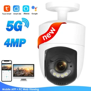 Tuya Innen/Außen 4MP PTZ 5G WiFi Kamera IR Cam TUYA SmartLife App Alexa/Google - Bild 1 von 19