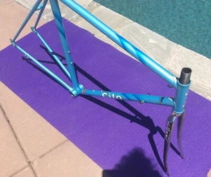 1980's Cilo 54cm Vintage Road Frame Columbus SLX BEAUTIFUL Handmade Swiss RARE - Picture 1 of 12