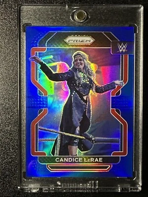 2022 Panini Prizm WWE - Blue Prizm #153 Candice LeRae /199 - Image 1 of 4