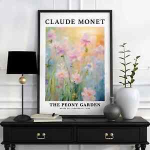 Claude Monet Print, Claude Monet Gift, Claude Monet Poster, Monet Peonies Art(6)