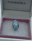 Pandora, "Blue Stepping Stone S925ale Murano Glass Charm # 790914 (Retired) M27