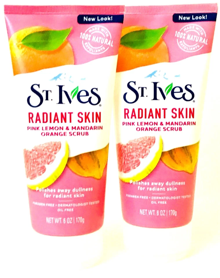 2 Count St Ives 6 Oz Radiant Skin Pink Lemon & Mandarin Orange Oil Free Scrub - Image 1 of 1