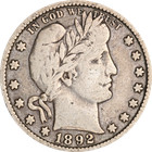 1892-O Barber Quarter Great Deals From The Executive Coin Company