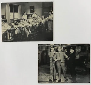 Vintage 1980 SET of 2 Three Stooges Greeting Cards B/W Moe Curly Larry UNUSED - Picture 1 of 3