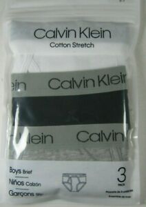 Calvin Klein CK 3 Boy's Briefs Underwear New Size XS S M L 