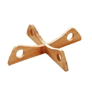 Classic Wooden Pot Trivet - Heat Resistant and Detachable Kitchen Table Mat - Picture 1 of 6