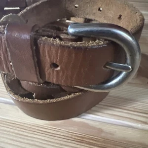 AEO VINTAGE Brown Leather Belt 40.5” - Picture 1 of 14