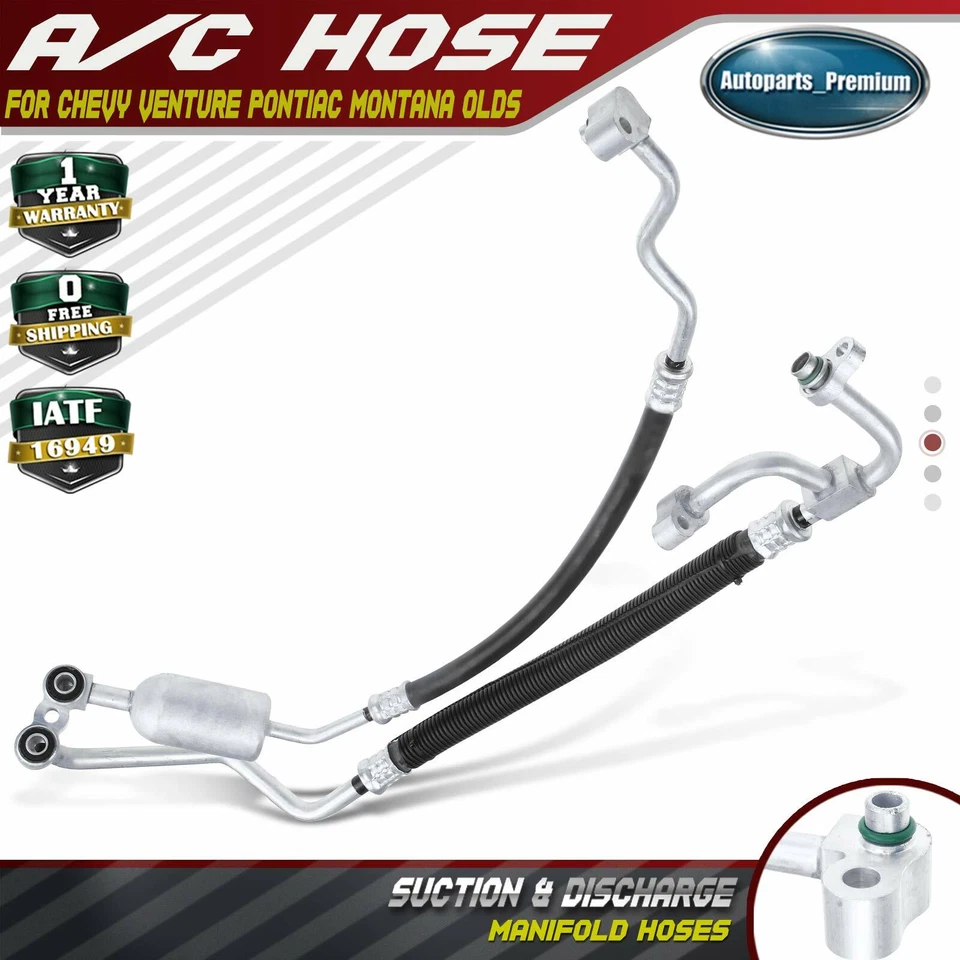 Conjunto de succión y descarga para Chevrolet Venture Pontiac Montana con T/C trasero Foto 1 de 4