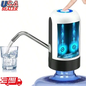 USB Automatic Water Dispenser Pump 5 Gallon Universal Water Bottle Dispensers - Picture 1 of 10