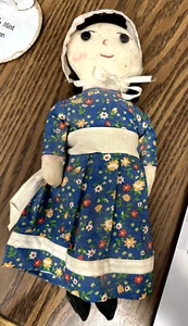 Antique Vintage Handmade Doll Plush Toy Folk Art ✔ - Picture 1 of 7