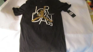 NUEVO CON ETIQUETAS - Camiseta Nike Jordan 23 Negra Gráfica Niños M 10-12 Años - Imagen 1 de 6