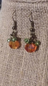 Pendientes artesanales de calabaza  - Imagen 1 de 2