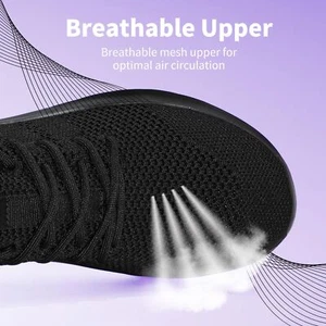 Women's Slip On Walking Shoes Non Slip Running Tennis Shoes Lightweight Breat... - Picture 1 of 5