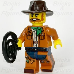 LEGO® Cowboy Minifigure Build-A-Minifigure BAM 2024 with Whip Wild West Hat - Picture 1 of 3