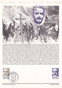 Document philatélique 1er jour 09- 1978 Georges Bernanos Ecrivain