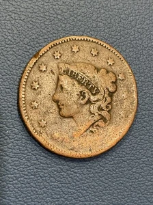 Coronet Large Cent – Attractive Detail - Early Copper - Picture 1 of 3