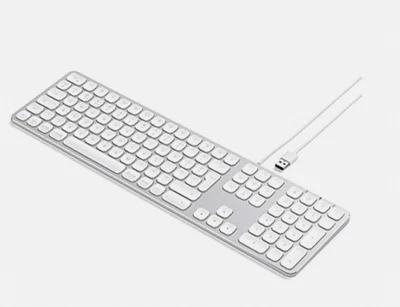 Satechi Aluminium USB Wired Keyboard Numeric Keypad Compatible with iMac Pro UK - Image 1 of 4