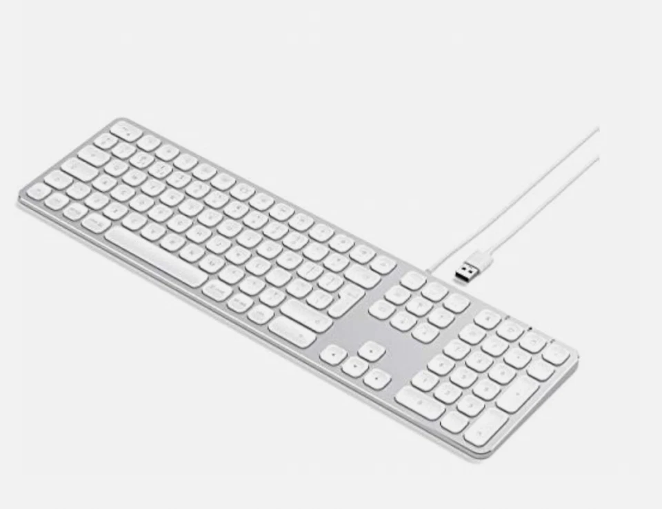 Satechi Aluminium USB Wired Keyboard Numeric Keypad Compatible with iMac Pro UK - Image 1 of 4