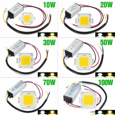 Supply High SMD LED Driver LED Chip Power Waterproof 10W 20W 30W 50W 70W 100W - Image 1 of 4