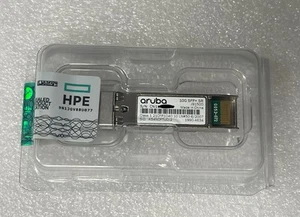 J9150D Genuine HPE Aruba 10G SFP+ LC SR 300m Transceiver NEW Seal In Plastic Box - Picture 1 of 4