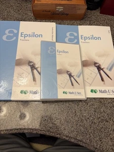 Math-U-See Epsilon Fractions New Sealed, Instructional Manual, Tests, & DVD - Imagen 1 de 4