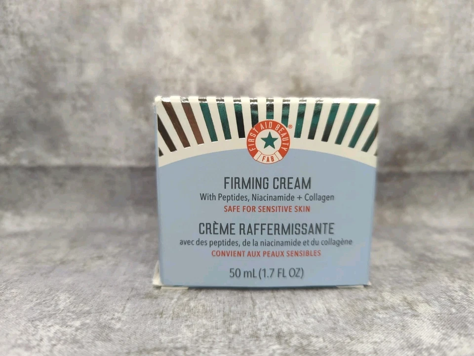 Crema reafirmante de belleza de primeros auxilios con péptidos, niacinamida + colágeno 50 ml/1,7 oz Foto 1 de 1