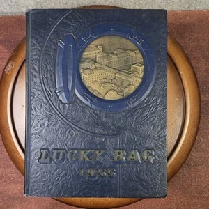 United States Naval Academy Annapolis MD 1955 Class Yearbook Lucky Bag Vintage - Picture 1 of 24