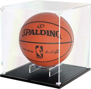 Vetrina Basket, Espositore Acrilico Trasparente per Basket Full Size, Sta - Foto 1 di 12