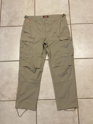 Pantalones Empyre Hombres 36 Beige Tostado Bolsillo Carga Calce Relajado Pierna Recta Suelto Patinador Foto 1 de 4