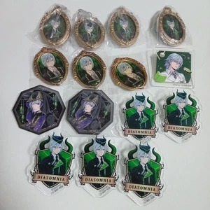 Twisted Wonderland Silber Brosche Acryl Clip Set Lot Japan - Bild 1 von 1