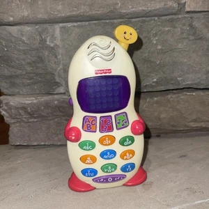 Vintage 2004  Fisher Price Laugh & Learn Phone Toy Lights Sounds ABC 123 Works! - Picture 1 of 10