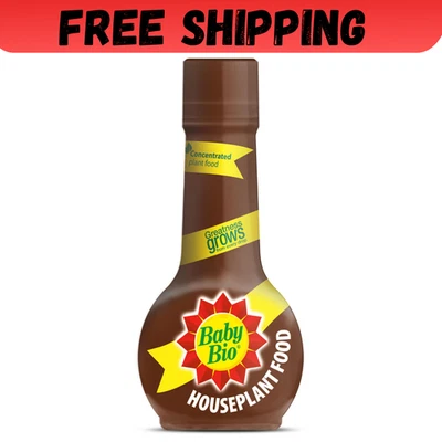 BABYBIO Houseplant Food Concentrate Baby Bio House Plant Grows Nutrient Plant Feed 175ml