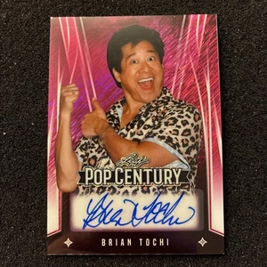 2025 Leaf Metal Pop Century BRIAN TOCHI Auto Pink Shimmer 8/10 - Picture 1 of 2