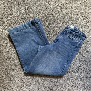 Pantalones de mezclilla cortos OAT New York de pierna ancha talla 0/25 - Imagen 1 de 10