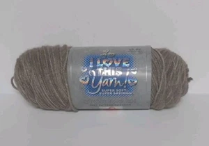 I LOVE THIS Yarn  #09 WALNUT  5 oz  252 yds  100% Acrylic  4 Medium  - Picture 1 of 6