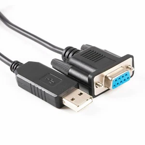 FTDI chipset croce con cavo USB, seriale DB9 FT232R USB RS232 Null modem cavo PC - Foto 1 di 1